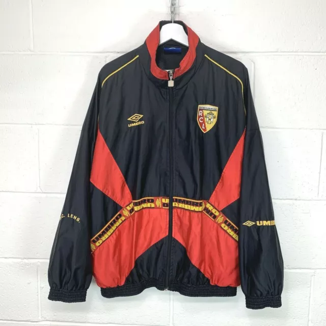 Vintage Umbro Racing Club de Lens 90s Football Jacket Tracksuit Jersey RCL XL