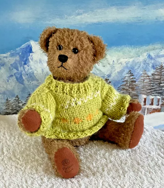 ++ TEDDY CLOTHES ++ new hand knitted fairisle jumper to suit a 9 inch bear 2