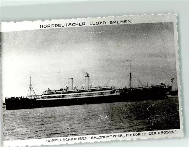 39273612 - North German Lloyd Bremen double screws salond steamer Friedrich