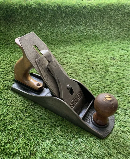 Vintage Stanley Bailey No 4 1/2 Wood Plane Made In England CL43