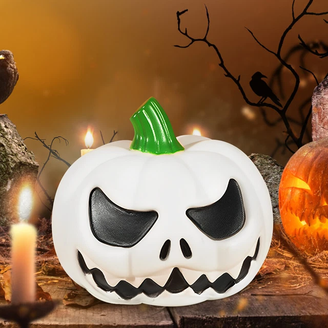 PUMPKIN NIGHT LIGHT Halloween LED Pumpkin Lantern Novelty Flash Pumpkin