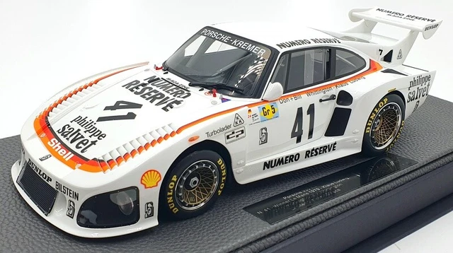 Miniature Porsche 935 K3 Coke Racing – Le Mans 1980, Snobeck #78 – Top Marques 1/12, Résine