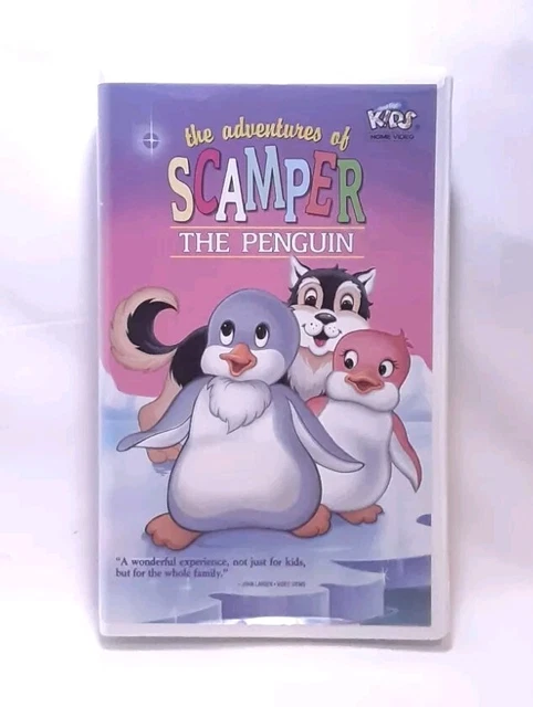THE ADVENTURES OF Scamper The Penguin (1989) VHS Video Tape £8.55