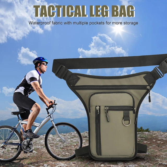 Sac De Cuisse Pour Cyclisme Et Moto - Résistant Aux Éclaboussures - Poches Organisées - Homme Et Femme - Accessoire Pratique Randonnée, Ville