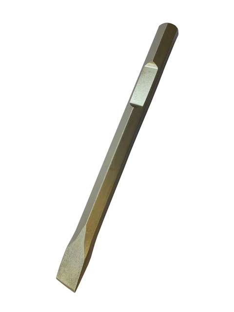 WERHE ® HEX28 Spatmeißel 35 x 400 mm Sechskant-Aufnahme 28 mm für Abbruchhammer