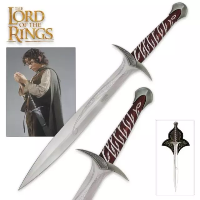 The Hobbit Lord of the Rings Frodo Baggins 22" Sting Sword United Cutlery COA