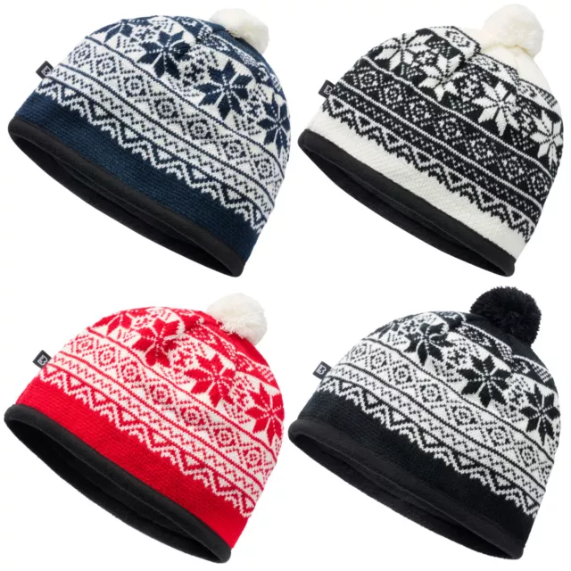 Brandit Snow Cappello Taglia Unica Invernale Beanie Srickmütze Bobble Hat Bubble