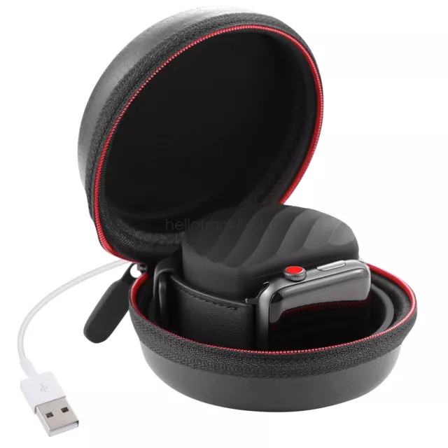 Portable Travel Case Storage Box For Apple Watch Charging Dock Station