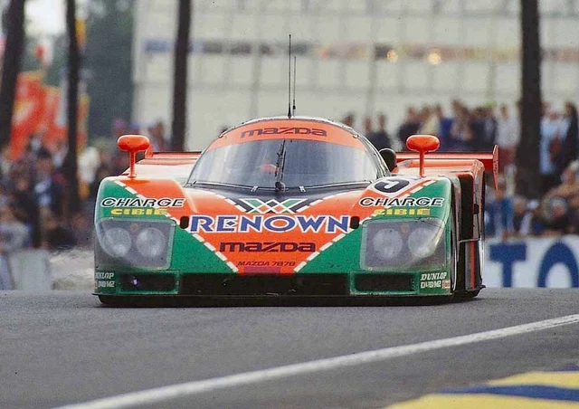 Johnny Herbert, Mazda 787B, 1991 Le Mans, A3 Photo