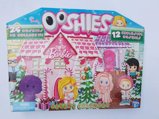 NEW 2018 Barbie Ooshies Advent Calendar 24 figures & Display Box Christmas (#01)