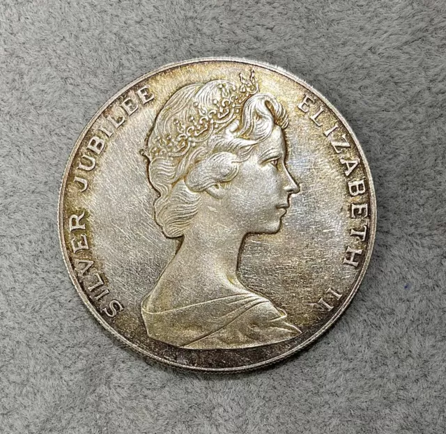 925 / Moneda de Plata, 25 Dólar , Elizabeth II Bermudas Velero, 1977