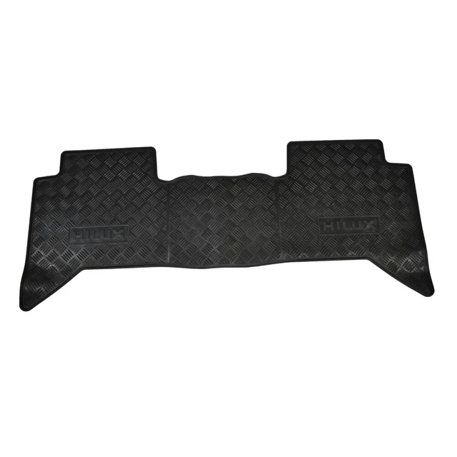 TOYOTA HILUX 2/ 2005 2014 Dual Cab Rubber Rear Floor Mats Set