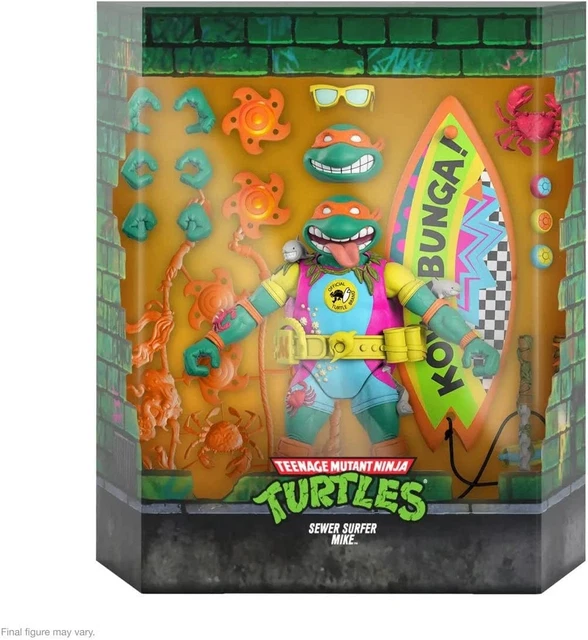 SUPER7 TEENAGE MUTANT Ninja Turtles Ultimates Sewer Surfer Mik — free download