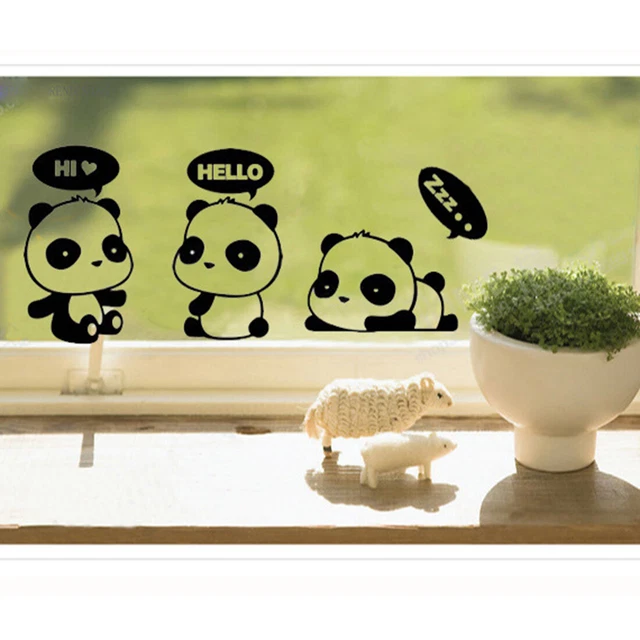 DIY Funny Cute Cat Dog Switch Stickers Wall Stickers Home Decoration Bedroom  F+ 3