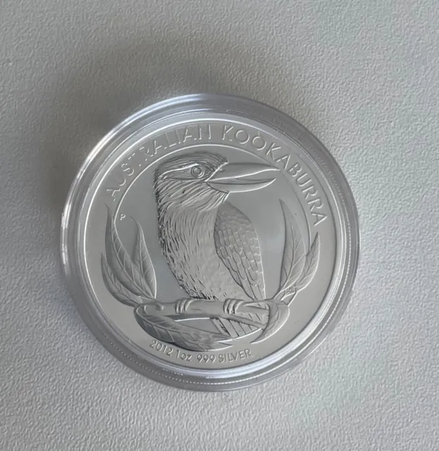 1 oz Silber Münze Australia Kookaburra 2012, Elizabeth II, Neu in Kapsel