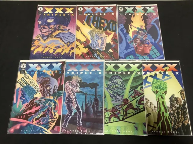 Triple-X #1-7 complete comic series (1994-1995 Dark Horse)