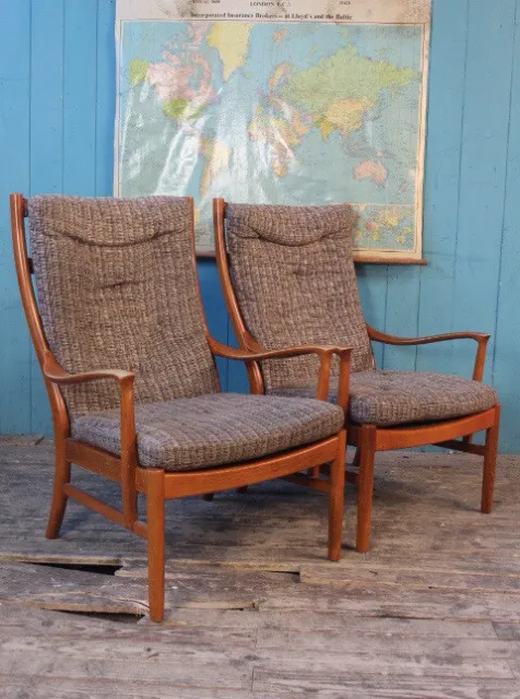 Pair Mid Century Vintage Retro Parker Knoll 1016 7/8/9 Chair Armchairs DELIVERY*