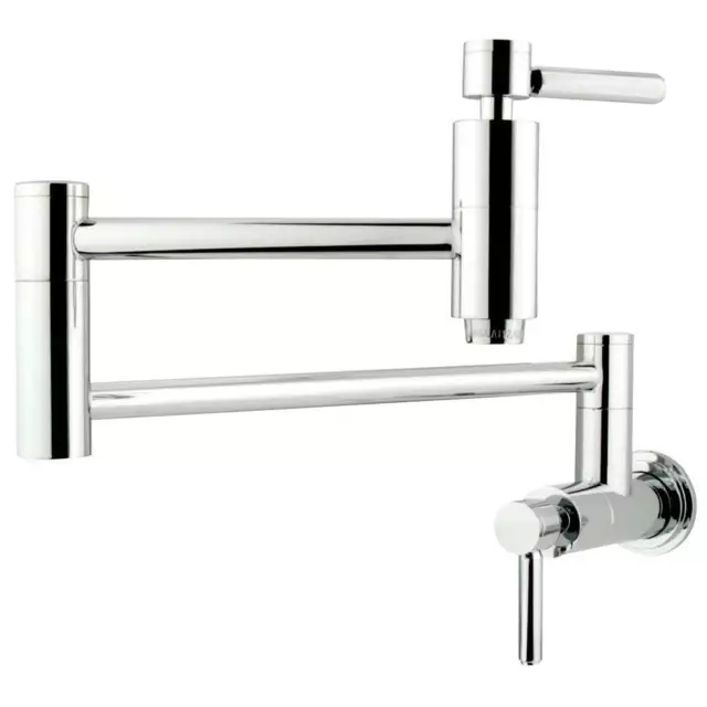 Kingston Brass KS8107DL Concord Wall Mount Pot Filler Kitchen Faucet