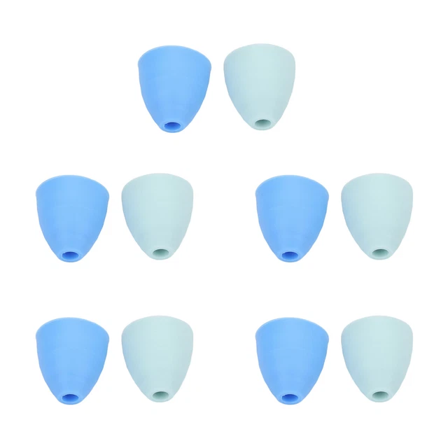 10x Cabezal de irrigador nasal de repuesto Silicona suave Eliminar moco Nariz Enjuague JFF