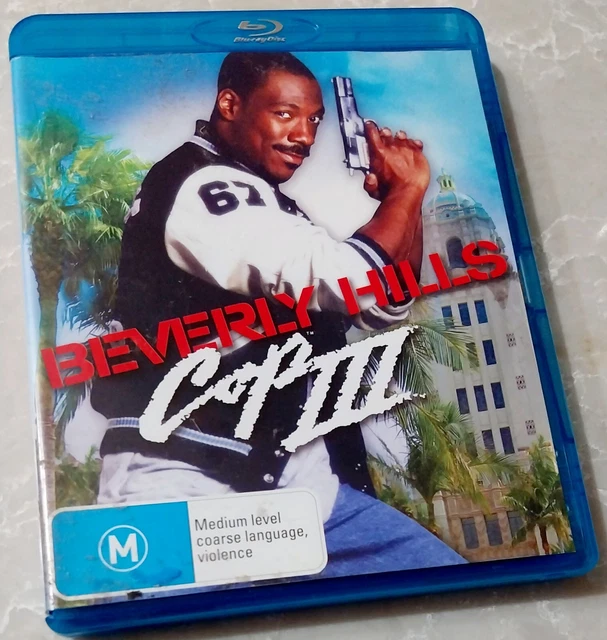 Beverly Hills Cop III Blu Ray Eddie Murphy VGC John Landis Action Comedy Movie 3