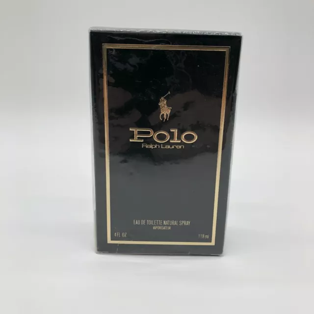VINTAGE Sealed Ralph Lauren Green Bottle POLO 4 Oz 118ML  Cologne RARE