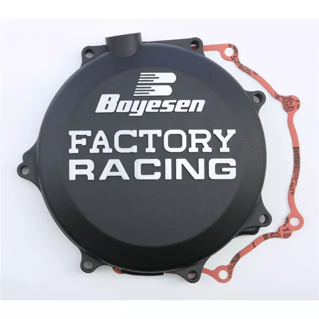 Boyesen Factory Racing Clutch Cover - Black CC-18B