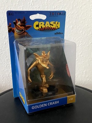 Crash BANDICOOT GOLDEN Crash totaku GameStop Edition ORO personaggio RARE GAME NUOVO 