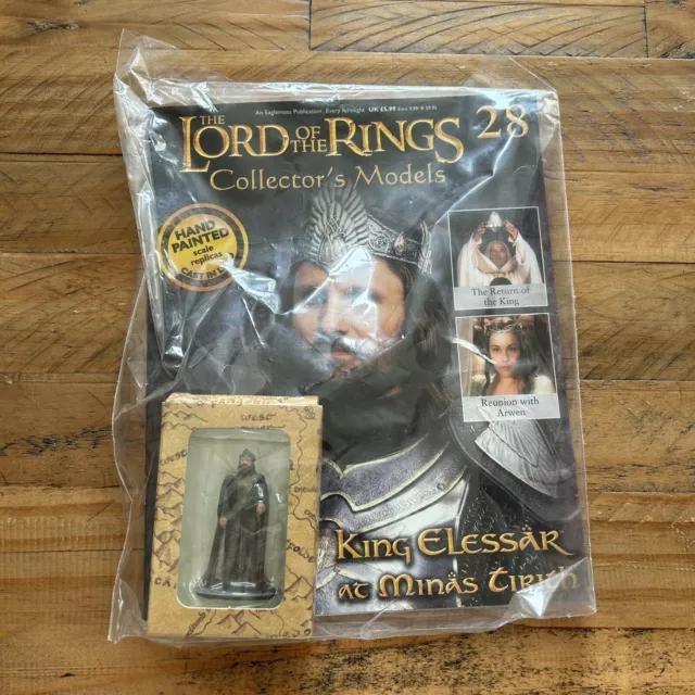 Eaglemoss Lord Of The Rings - King Elessar No 28 Model & Mag (new & sealed)