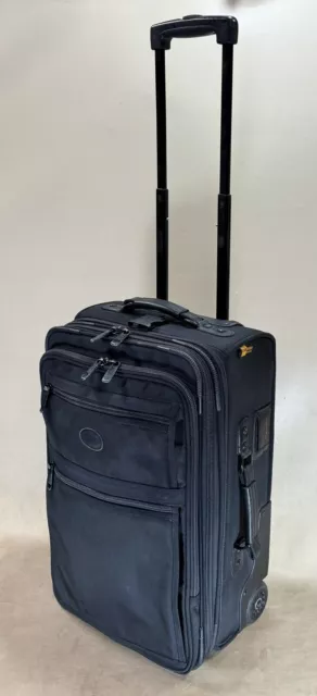 Kirkland Signature 22” Upright Expandable Wheeled CarryOn Suitcase Black Cordura