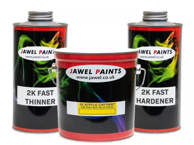 CAR PAINT 2K ACRYLIC 4 Litre Kit AUDI LY123 NARDO GREY DIRECT GLOSS