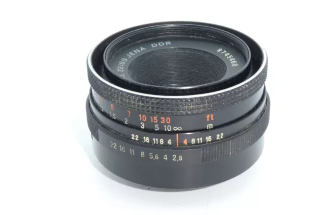 Carl Zeiss Jena Tessar 50mm f/2.8 Lens - M42