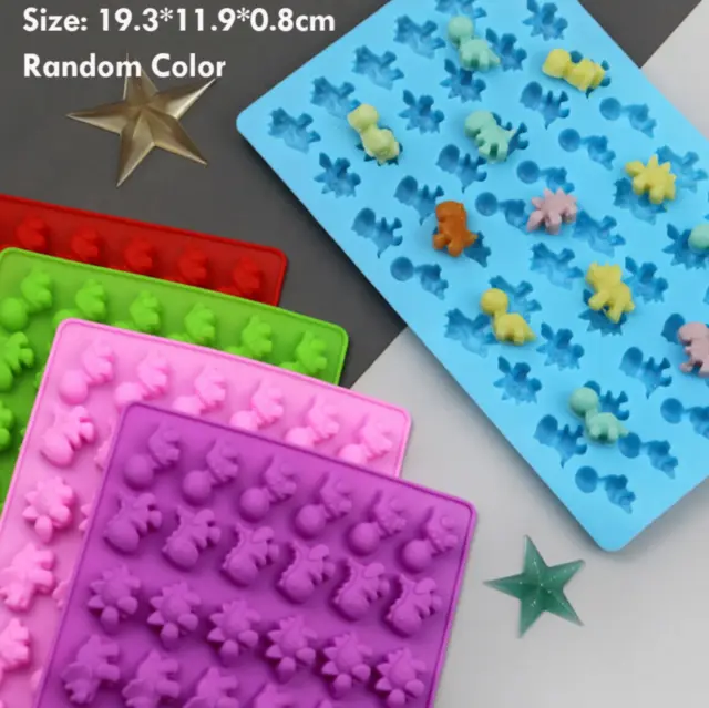 3D Silicone Chocolate Mould Cake Candy Soap Wax Melt Mold Jelly Ice Cube Tray UK