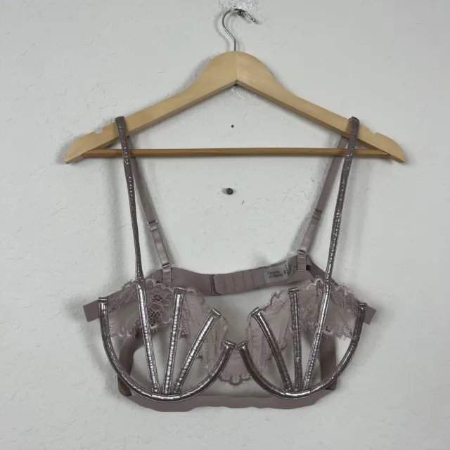THISTLE AND SPIRE Sidney Metallic Bra Size 36D $40.00 - PicClick