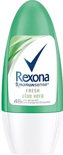 Rexona Aloe Vera Lot de 6 déodorants roll-on Femme 50 ml