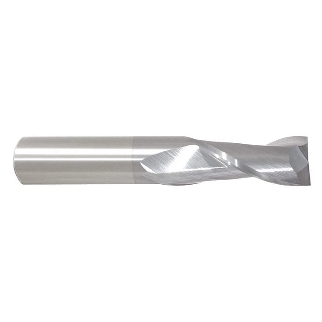 GRAINGER APPROVED 204-021000 Sq. End Mill,Single End,Carb,1/64"