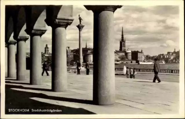 STOCKHOLM Svenska Sverige Pc ca. 1940/50 Brevkort Vintage Postcard Sweden