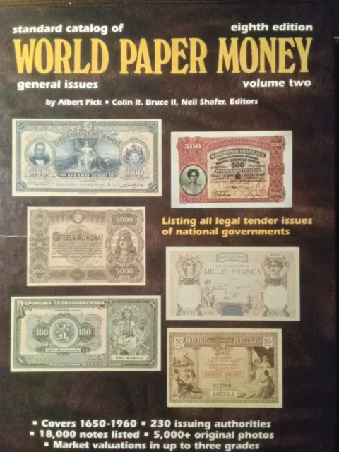 Standard Catalog of   WORLD PAPER MONEY   general issues   Volume Two