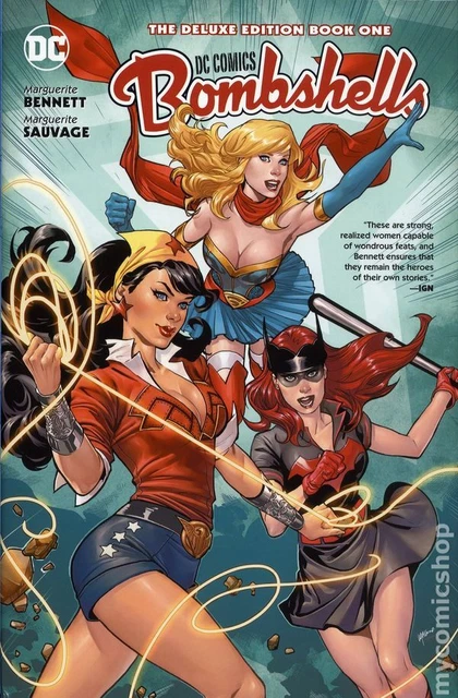 DC Comics Bombshells HC The Deluxe Edition #1-1ST NM 2018 Stock Image