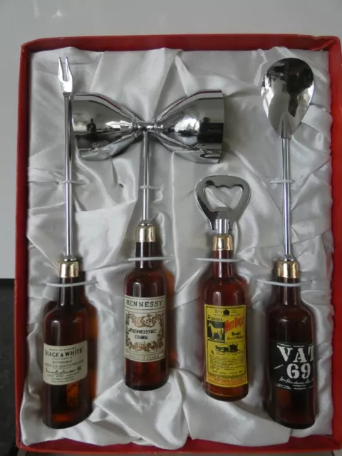 16104/ Altes Bar Dice Whiskey Marken Cocktail Set mit Würfeln