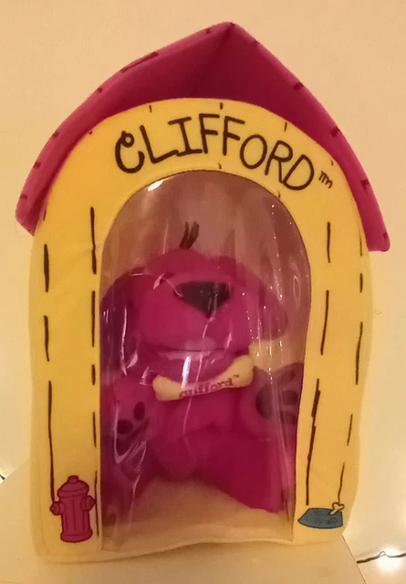 VINTAGE CLIFFORD THE Big Red Dog Hand Puppet Plush With Plush Kennel 2002 £10.00 - PicClick UK