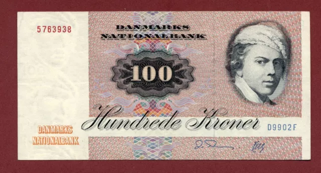 DENMARK 100 Kroner 1990 Pick#51t – EF