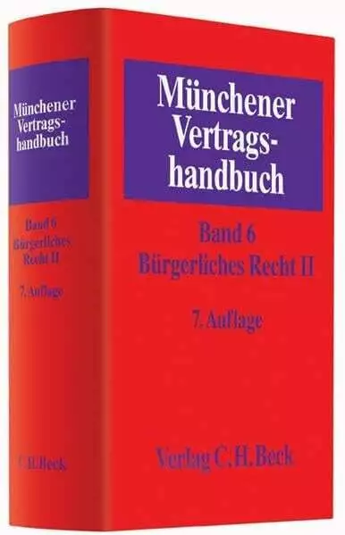 Munich Vertragshandbuch Vol. 6: Civil Right II Herrler, Susanne Book