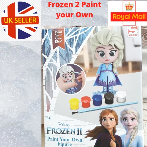 DISNEY FROZEN 2 Elsa Paint Your Own Figure Brand New and in Box. EUR 11