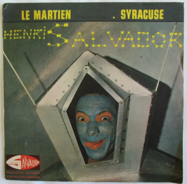 Henri Salvador - Rare Sp 2 Titres "Picture Sleeve" "Le Martien / Syracuse"