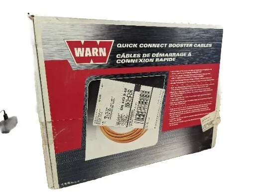 WARN 26769 Quick-Connect Booster Cable Kit- Boost Cable 16" Power New W Box