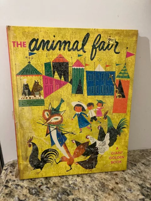 The Animal Fair ~ Alice/Martin Provensen ~ 1St Hb 1952 ~ A Giant Golden Book