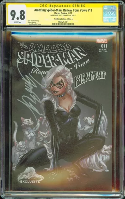 Amazing Spider-Man: Renew Your Vows #11 Variant CGC SS 9.8 J Scott Campbell