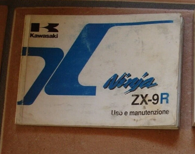 Libretto uso manutenzione kawasaki zx-9R 900 ninja1999 owner book originale 900C