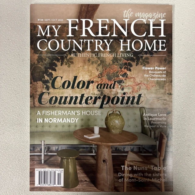 MY FRENCH COUNTRY HOME MAGAZINE OCT 2023 Color And Counterpoint £20.49