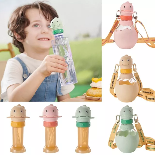 2 In1 Bottle Replacement Lid With Straps Silicone Straw Bottle